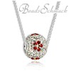 Set  Kette und Bead Swarovski Kristalle  925er Silber SilberDream Silberbeads GSS018