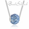 Set  Kette und Bead Swarovski Kristalle  925er Silber SilberDream Silberbeads GSS021