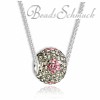 Set  Kette und Bead Swarovski Kristalle  925er Silber SilberDream Silberbeads GSS032