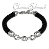 Lederarmband für Charms   Armband  925er Silber SilberDream Silbercharms FC0032