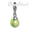 Charm Tropfen grün Armband Anhänger - Silber Dream Charms - FC202G