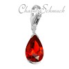 Charm Träne rot Armband Anhänger  925er Silber SilberDream Silbercharms FC207R