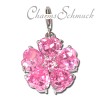 Charm Herzblume Armband Ketten Anhänger  925er Silber SilberDream Silbercharms FC4112