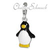 Charm Pinguin Armband Anhänger  925er Silber SilberDream Silbercharms FC616