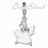 Charm  Engel mit Herz Armband Anhänger  925er Silber SilberDream Silbercharms FC636