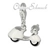 Charm Motorroller   Armband Anhänger  925er Silber SilberDream Silbercharms FC638