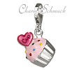 Charm Kuchen Cupcake   Armband Anhänger  925er Silber SilberDream Silbercharms FC679