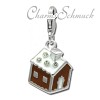 Charm Lebkuchenhaus in 925 Sterling Silber Armband Anhänger - Silber Dream Charms - FC812N