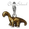 Charm Dinosauier in 925 Sterling Silber Silber Armband Anhänger - Silber Dream Charms - FC826N
