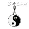 Charm Ying Yang in 925 Sterling Silber Armband Anhänger - Silber Dream Charms - FC840S