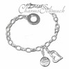 Charm Set Glück in 925 Sterling Silber Silber Armband Anhänger - Silber Dream Charms - FCA307