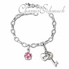 Charm Set Schlüssel in 925 Sterling Silber Silber Armband Anhänger - Silber Dream Charms - FCA310