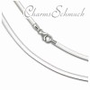 Leder Halskette weiß 2mm für Charms - Silber Dream Charms - SML73XK
