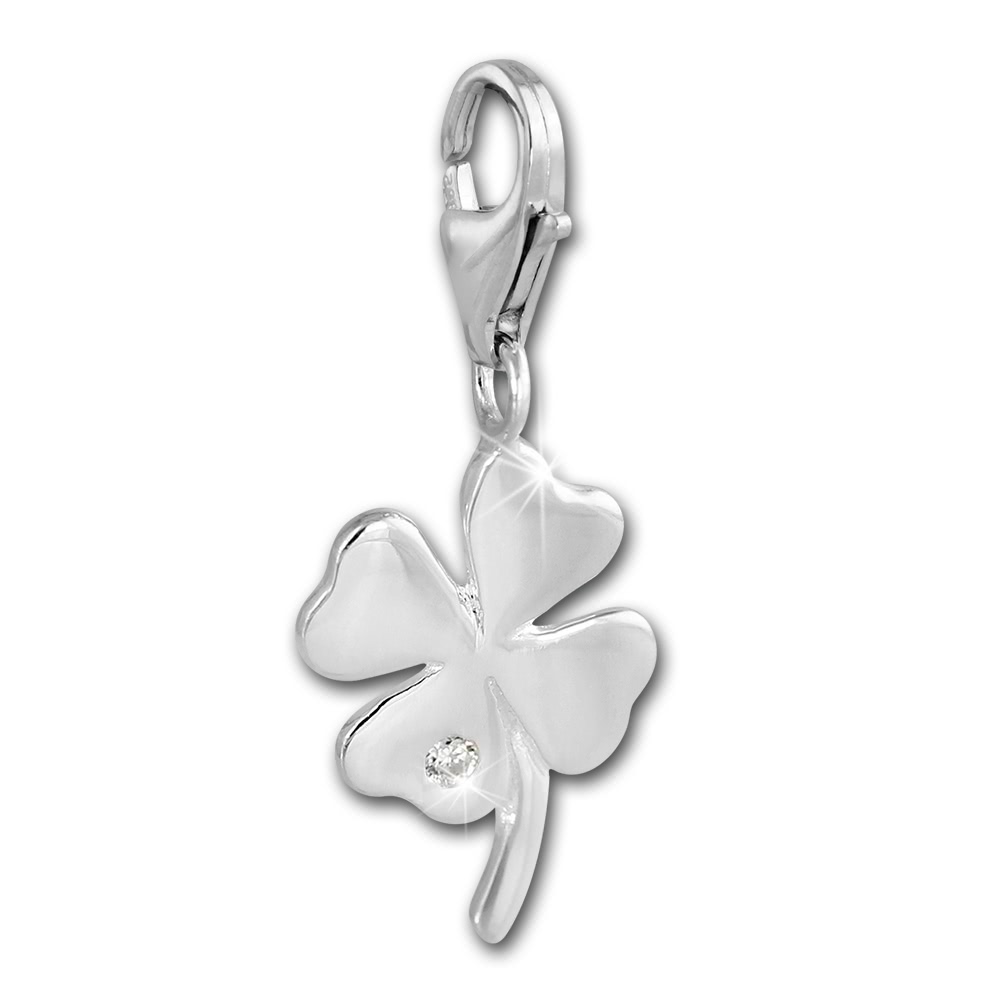  SilberDream 925 Silber  Charm Kleeblatt ...