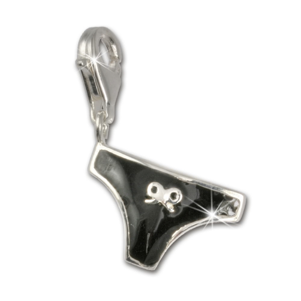  SilberDream 925 Charm  Panty schwarz Armband ...