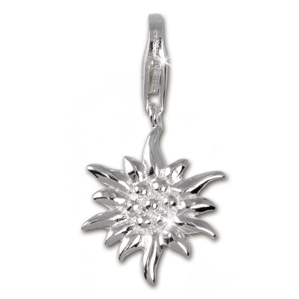  SilberDream 925 Silber  Charm Edelweiss ...