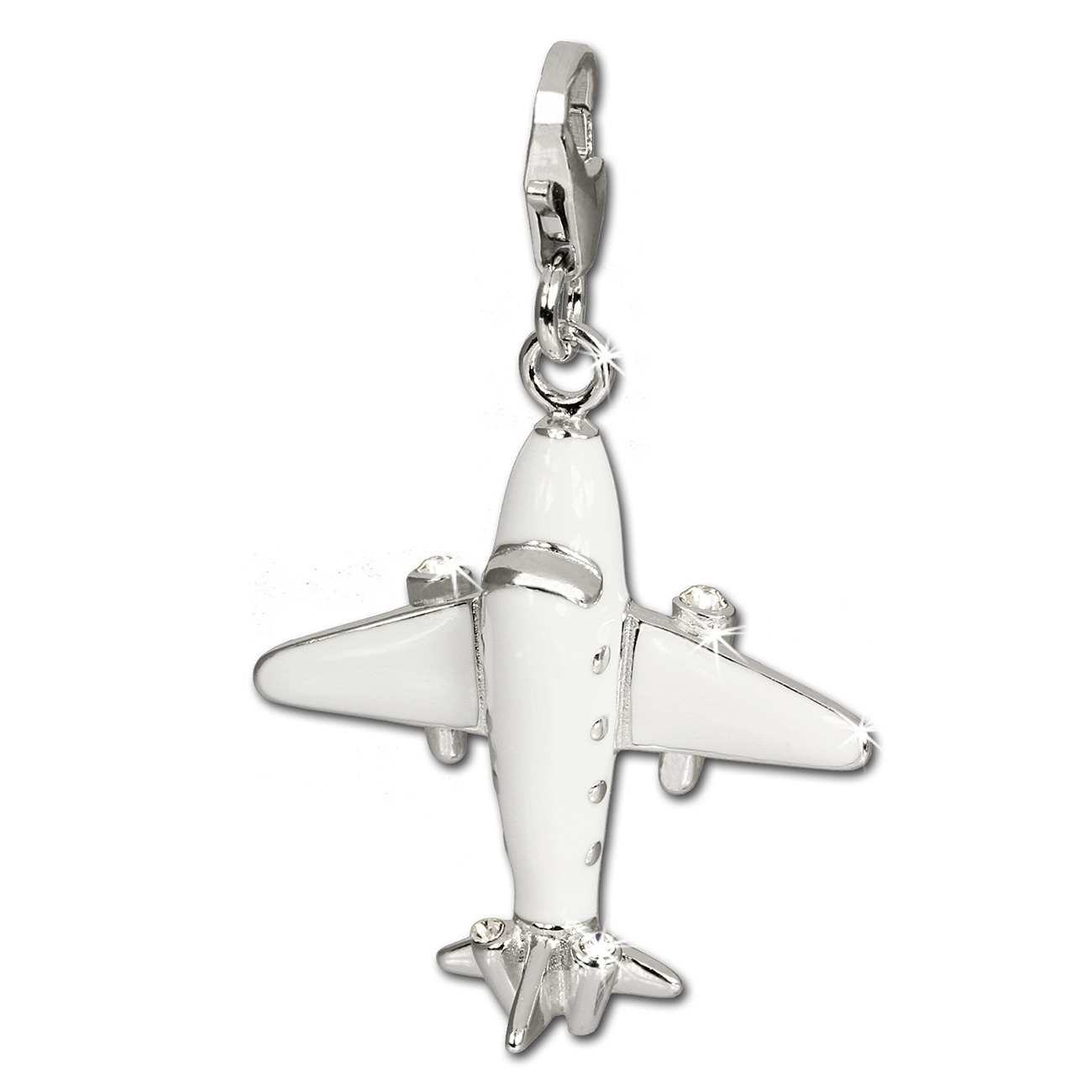  SilberDream Charm  Flugzeug 925 Sterling ...