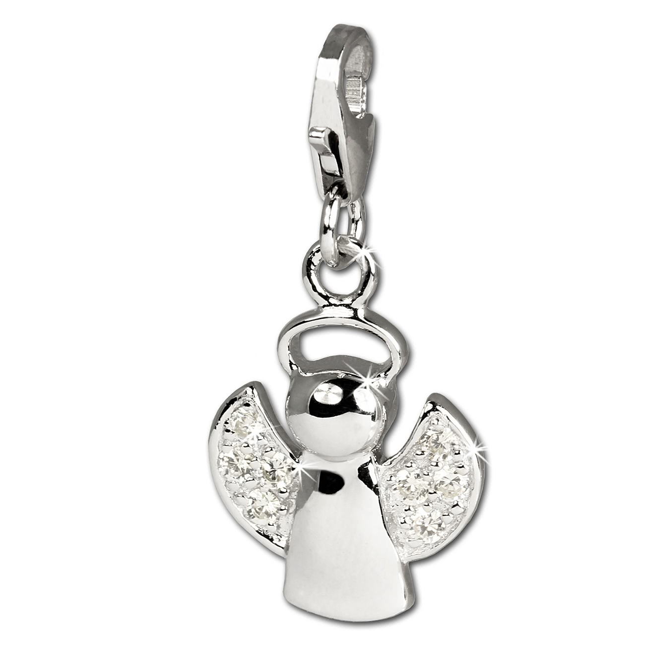  SilberDream Charm  Engel Zirkonia 925 ...
