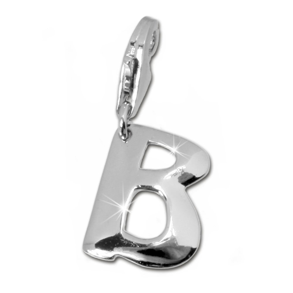 FC70B F4S 925 Charm Buchstabe B Silber Armband Anhänger