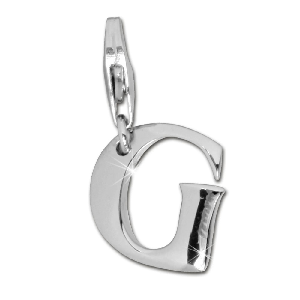 FC70G F4S 925 Charm Buchstabe G Silber Armband Anhänger