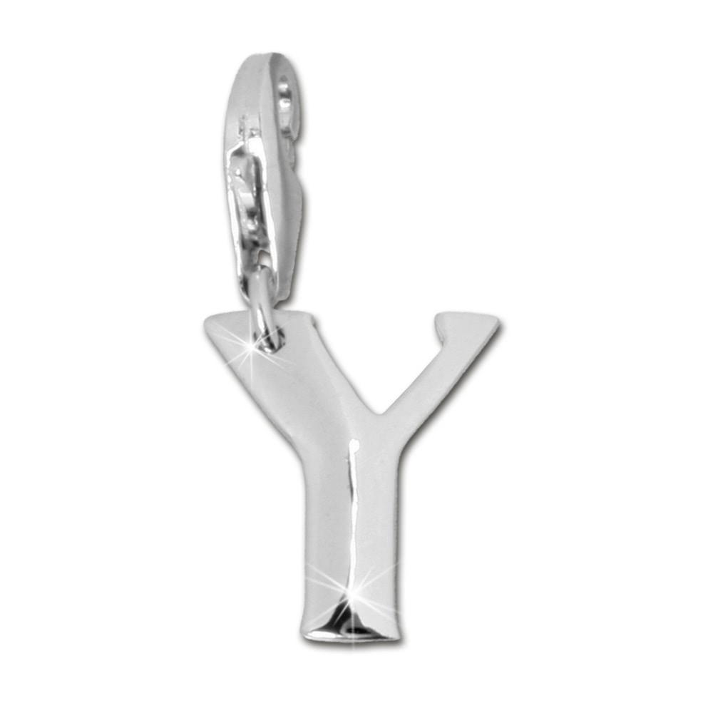 FC70Y F4S 925 Charm Buchstabe Y Silber Armband Anhänger