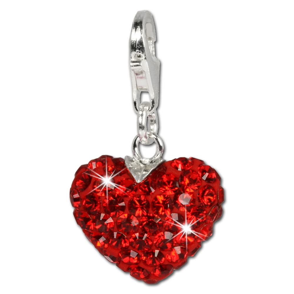  Glitter Silver Dream  Charm Fiery Heart ...