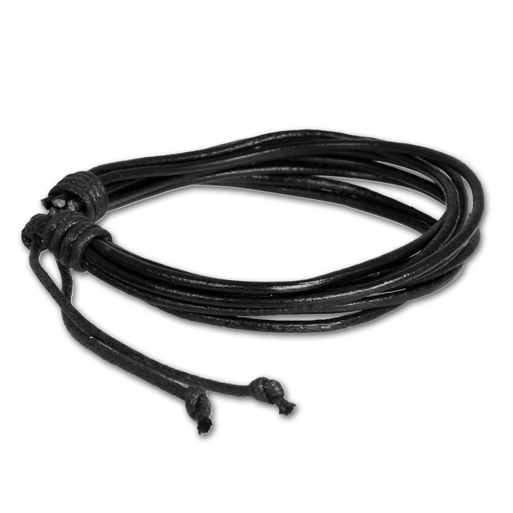  SilberDream  Lederarmband black ...