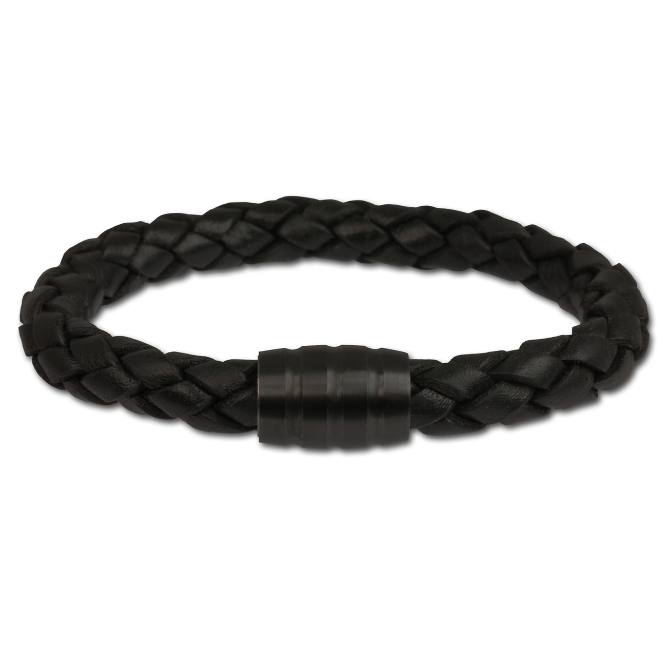  SilberDream  Lederarmband schwarz ...