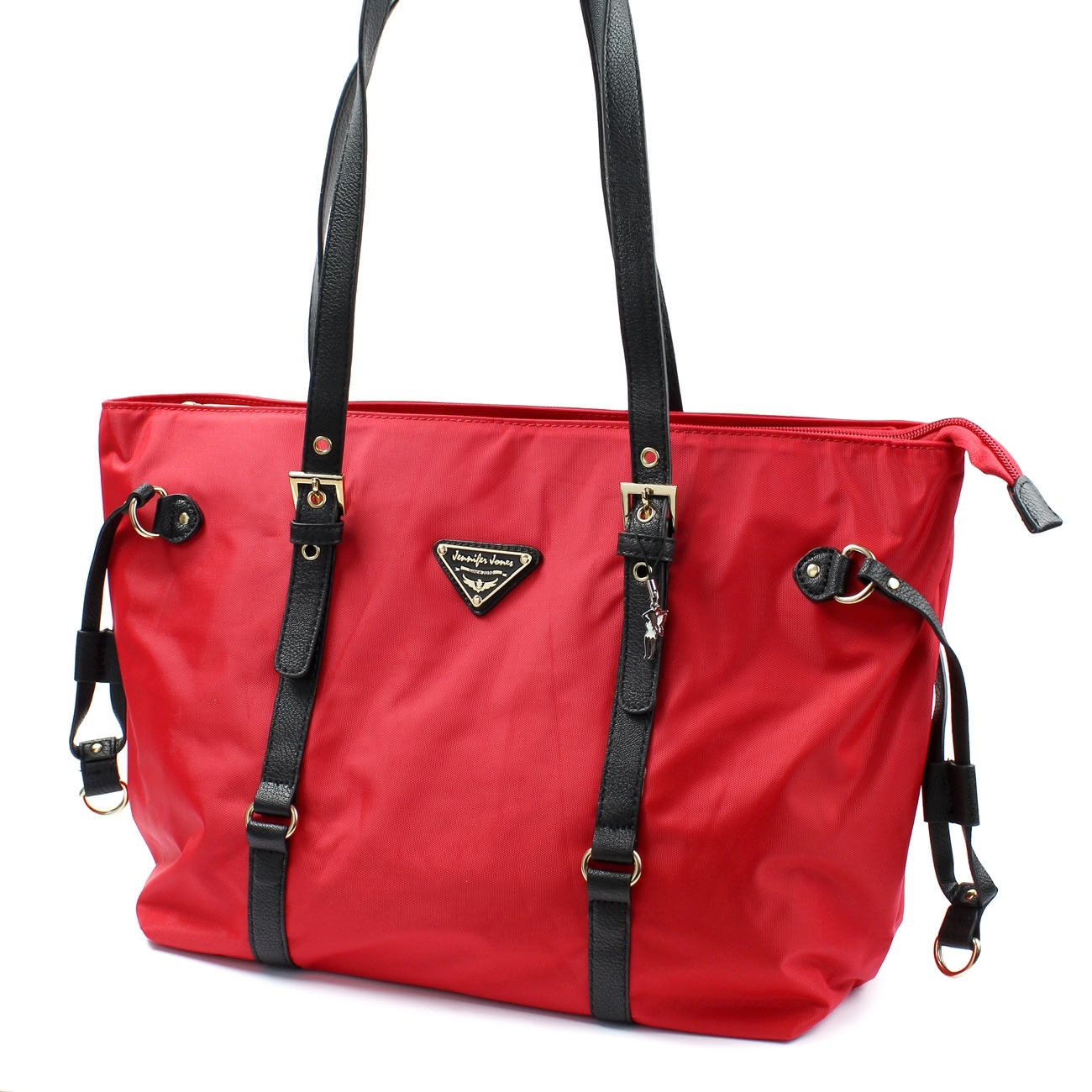 Shopper Ladies Handbag red Nylon Shoulder bag Jennifer Jones OTJ211R eBay