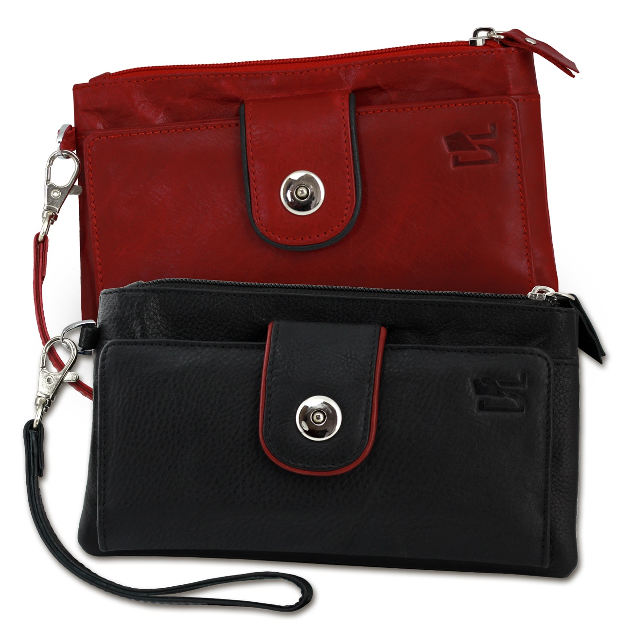 Purse XXL Cell phone case Clutch Leather 3in1 Wrist bag Wristlet OTZ500X | eBay