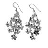 SilberDream Ohrhänger 925 Sterling Silber Blumen SDO032