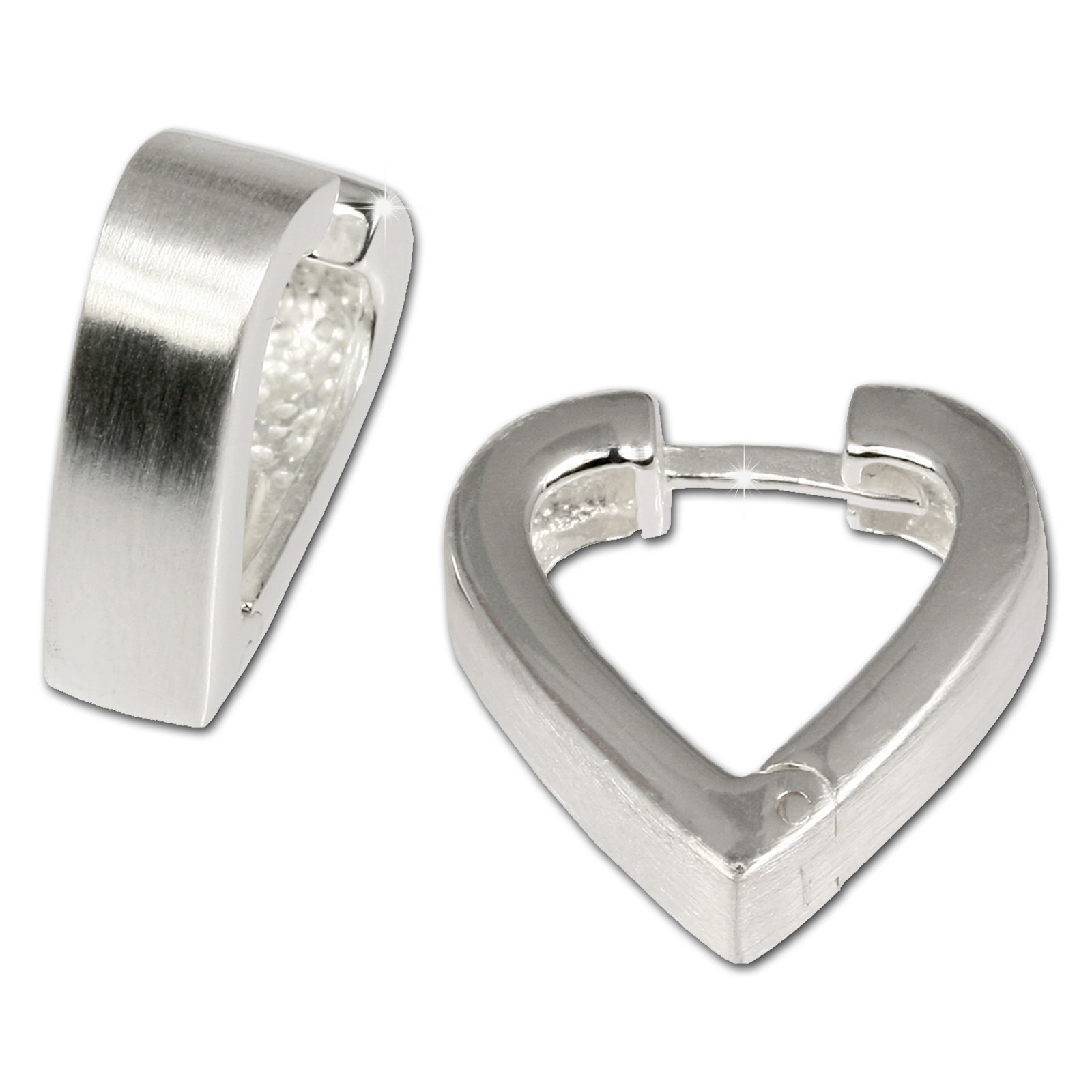  SilberDream Creole  Herz matt 925 Sterling ...
