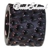 Amello Megabeads Edelstahl Bead Blasen lila Armbandbead AMB083V