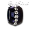 Amello Megabead Stahl Kugel lila Zirkonias Armband AMZ082V