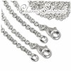 Sterling Silber Charm Halskette 2x60cm - Silber Dream Charms - FC00286-2
