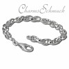 Charm Armband Doppelanker 19cm in 925 Sterling Silber Sterling Silber - Silber Dream Charms - FC0502