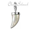 Charm Horn weiss Charms Anhänger für Armbänder - Silber Dream Charms - FC212W