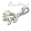 Charm Frosch Krone Charms Anhänger für Armbänder - Silber Dream Charms - FC219W