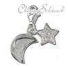 Charm Mond+ Sterne Armband Anhänger - Silber Dream Charms - FC228W