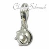 Charm weiße Perle Kugel Charms Anhänger für Armbänder - Silber Dream Charms - FC251W