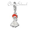 Charm Mädchen Charms Anhänger für Armbänder in 925 Sterling Silber - Silber Dream Charms - FC253W