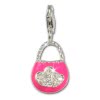 Charm Tasche pink Charms Anhänger für Armbänder - Silber Dream Charms - FC3030P