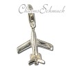 Charm Flugzeug Charms Anhänger für Armbänder - Silber Dream Charms - FC3043