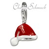 Charm Weihnachts Mütze Armband Anhänger - Silber Dream Charms - FC3114
