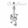 Charm Froschkönig Charms Anhänger für Armbänder in 925 Sterling Silber - Silber Dream Charms - FC3133