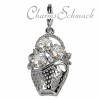 Charm Korb Silber Charms Anhänger für Armbänder und Halsketten - Silber Dream Charms - FC4106