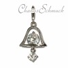 Charm Glocke Charms Anhänger für Armbänder - Silber Dream Charms - FC4108