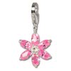 Charm Blume rosa Charms Anhänger für Armbänder und Halsketten - Silber Dream Charms - FC4114