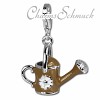 Charm Emaille Gießkanne Armband Anhänger - Silber Dream Charms - FC602