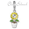 Charm Emaille Sonnenblume Charms Anhänger für Armbänder - Silber Dream Charms - FC603